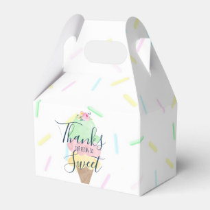 Ice Cream Shower Favor Box