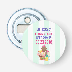 Ice Cream Social Baby Shower Event Bottle Opener
