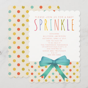 Ice Cream Social Baby Sprinkle Invitation