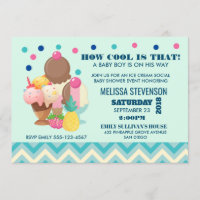 Ice Cream Social How Cool - Baby Shower