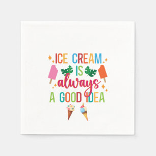 Ice Cream Social Napkin