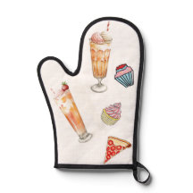 Ice Cream Soda, Cupcakes, Yummy Pizza oven mitt