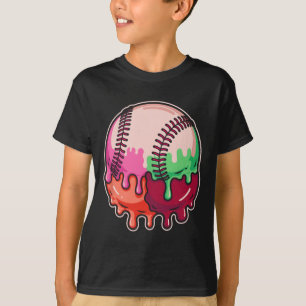 Ice Cream Softll Sell Drip For Men Women Boys  T-Shirt