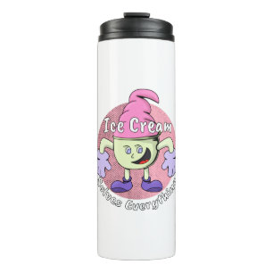 Ice Cream Solves Everything Thermal Tumbler