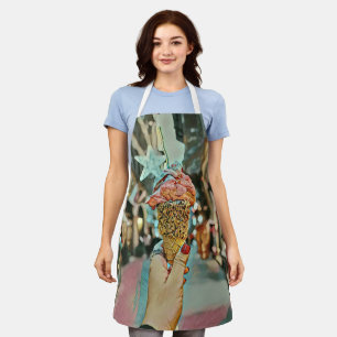 Ice cream sprinkles apron