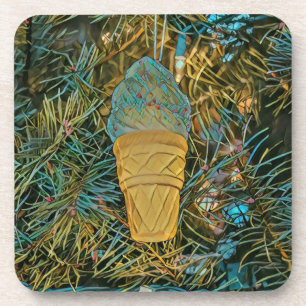 Ice cream sprinkles coaster