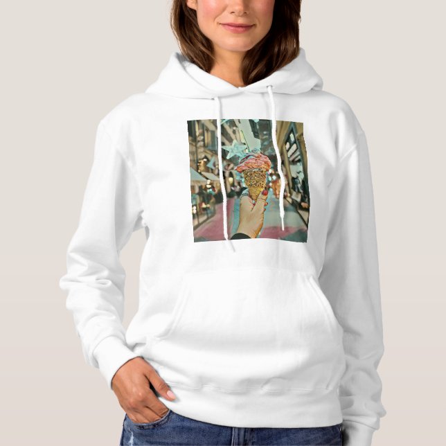 Ice cream sprinkles hoodie (Front)