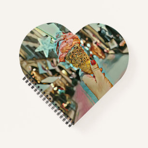 Ice cream sprinkles notebook