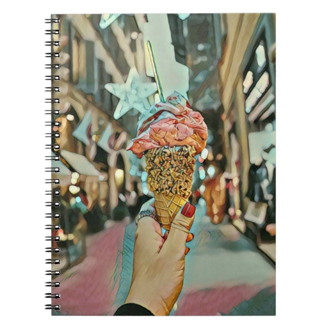 Ice cream sprinkles notebook (Front)