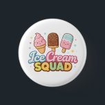 Ice Cream Squad Cute Cartoon Popsicle 1 Inch Round Button<br><div class="desc">Bring sweet summer fun to life with this playful “Ice Cream Squad” design featuring adorable cartoon-style frozen treats, including soft serve, chocolate-coated, and colorful popsicles. The cheerful characters, bright pastel colors, and bubbly typography create a fun, happy aesthetic that instantly spreads positive vibes. This design captures friendship, summer adventures, and...</div>