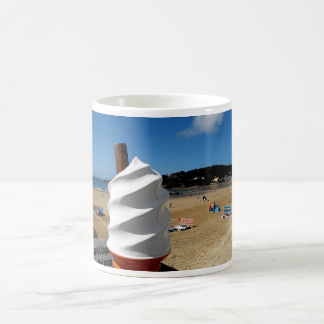 Ice Cream St Brelade's Beach Coffee Mug (Center)