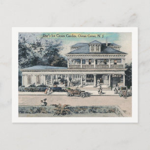Ice Cream Stand, Ocean Grove, NJ Vintage Postcard