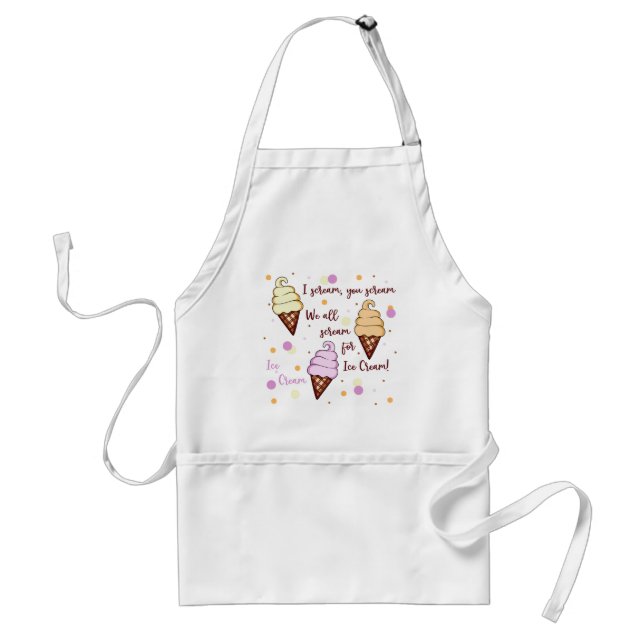 Ice Cream Standard Apron (Front)