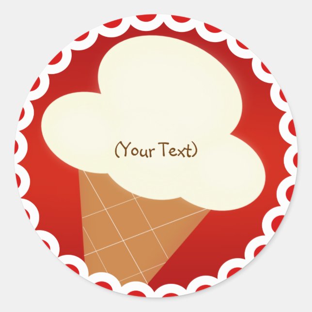 Ice Cream Sticker (Front)