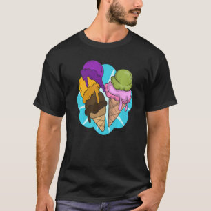 Ice Cream  Summer Dessert Ice Cream Cone Ice Cream T-Shirt