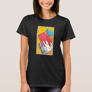 Ice Cream Summer Dessert Sprinkles Ice Cream Prem T-Shirt