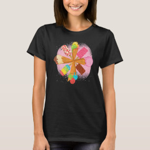 Ice Cream  Summer Food Dessert Ice Cream Premium T-Shirt