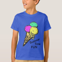 Ice Cream Summer Time Fun T-Shirt