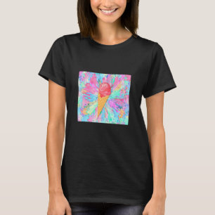 Ice Cream Summer Vacation Cream Popsicle Ice Crea T-Shirt