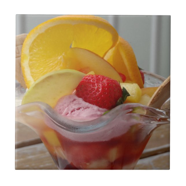 Ice Cream Sundae ceramic tiles (Front)
