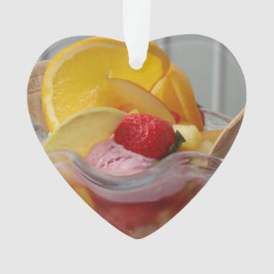 Ice Cream Sundae custom ornament