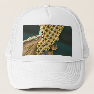 Ice cream sundae for kids trucker hat