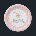 Ice Cream Sundae Heres the Scoop Sweet Birthday Paper Plate<br><div class="desc">Here’s the Scoop! A fun ice cream sundae theme party collection made for birthdays of all ages! Featuring sweet ice cream scoops,  pastel sprinkles,  and don’t forget the cherry on top. It’s a recipe for a celebration that everyone will love.</div>
