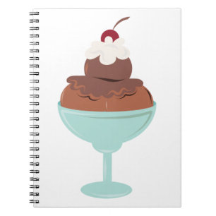 Ice Cream Sundae Notebook