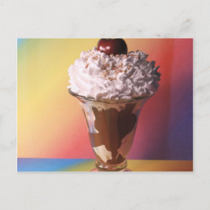 Ice Cream Sundae Postcard