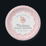 Ice Cream Sundae Scooped Up Sweet Bridal Shower Paper Plate<br><div class="desc">She’s Been Scooped Up! a darling bridal shower theme that’s as sweet as love itself! With a pink sprinkle background and ice cream sundae charm,  this collection is perfect for celebrating the bride-to-be in style.</div>