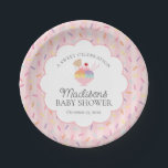Ice Cream Sundae Sprinkled with Love Baby Shower Paper Plate<br><div class="desc">Sprinkled with Love! The sweetest way to celebrate a little one on the way! This ice cream sundae theme baby shower collection features sweet ice cream scoops,  pastel sprinkles,  and don’t forget the cherry on top. A sweet celebration for the parents-to-be.</div>