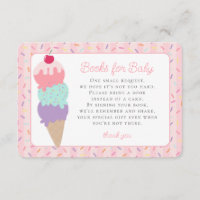 Ice Cream Sundae Sweet Books for Baby Sprinkle