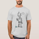 Ice cream T-Shirt<br><div class="desc">The first of a series of illustrations of 'The Lonely Robot'.</div>