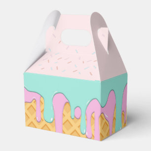 Ice Cream theme favour boxes