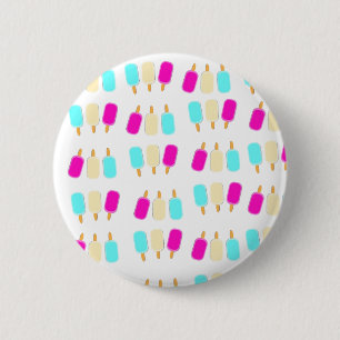 ice cream three colours 2 inch round button