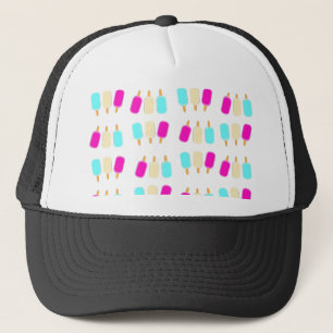ice cream three colours trucker hat