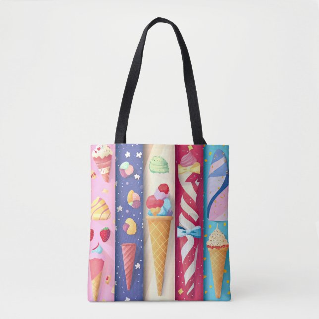 Ice Cream Tote Bag (Front)