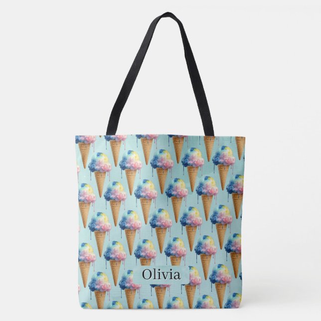 Ice Cream Tote Bag (Front)