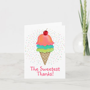 Ice Cream Treats note card