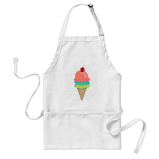 Ice Cream Treats Standard Apron (Front)