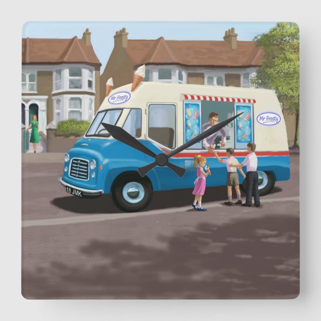 Ice Cream Truck Clock (Front)
