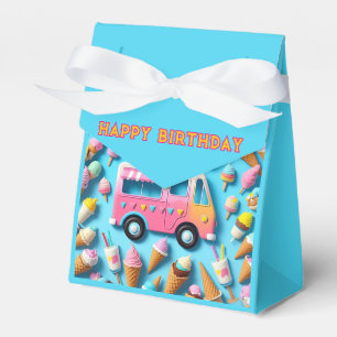 " ICE-CREAM TRUCK " FAVOR BOX