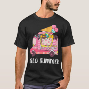 Ice Cream Truck Hello Summer Gift T-Shirt