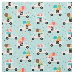 Ice Cream Trucks Sprinkles Girls Pretty Fabric