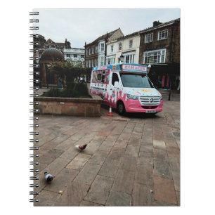 Ice cream van notebook