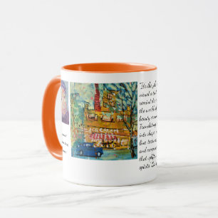 Ice Cream Visit Painting / Artist Larry Lerew Mug