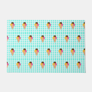 ice-cream waffle cone doormat