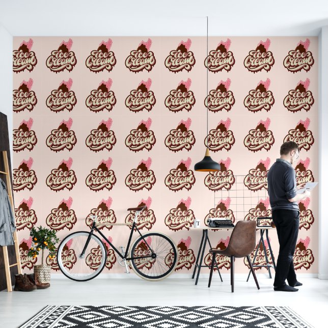 Ice Cream Wallpaper (Living Room)