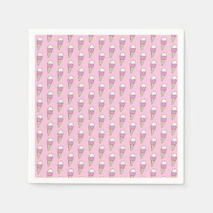 Ice Cream with Sprinkles Modern Colourful Cute Gif Napkin