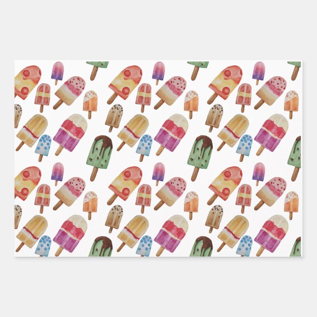 Ice Cream Wrapping Paper (Front)
